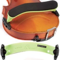 Everest Neon Green ES Series 3/4-1/2 Violin Adjustable Shoulder Rest